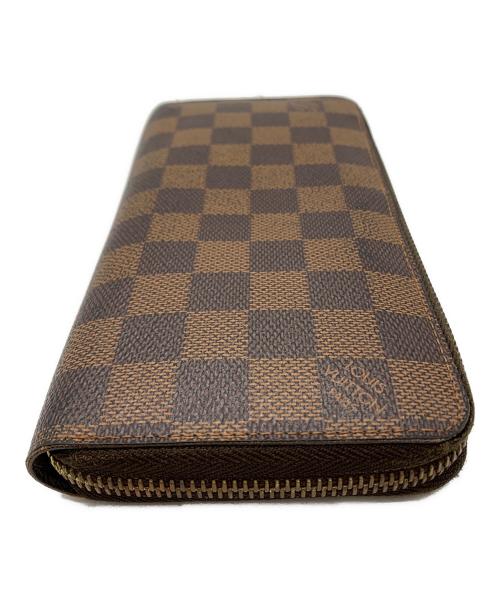 LOUIS VUITTON（ルイ ヴィトン）LOUIS VUITTON (ルイ ヴィトン) LOUIS VUITTON　ダミエ　ラウンドファスナー財布 ブラウンの古着・服飾アイテム