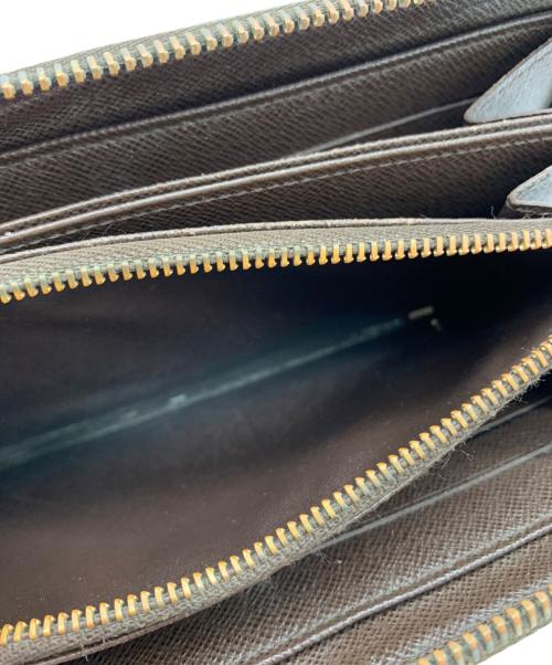 LOUIS VUITTON（ルイ ヴィトン）LOUIS VUITTON (ルイ ヴィトン) LOUIS VUITTON　ダミエ　ラウンドファスナー財布 ブラウンの古着・服飾アイテム