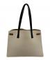 TORY BURCH (トリーバーチ) TORY BURCH　トートバッグ ベージュ×ブラック×ブラウン：9000円