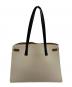 TORY BURCH (トリーバーチ) TORY BURCH　トートバッグ ベージュ×ブラック×ブラウン：10000円