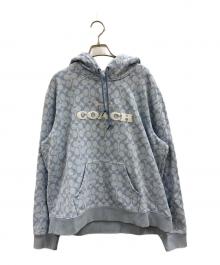 COACH（コーチ）の古着「COACH　パーカー」｜スカイブルー