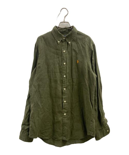 POLO RALPH LAUREN（ポロ・ラルフローレン）POLO RALPH LAUREN (ポロ・ラルフローレン) POLO RALPH LAUREN　長袖シャツ グリーン サイズ:Mの古着・服飾アイテム