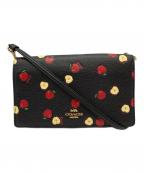 COACHコーチ）の古着「COACH　ショルダーバッグ」｜ブラック