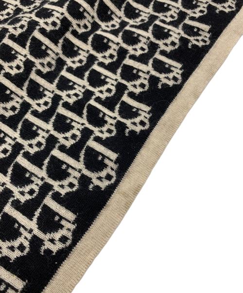 Christian Dior（クリスチャン ディオール）Christian Dior (クリスチャン ディオール) Christian Dior　マフラー ベージュ×ブラックの古着・服飾アイテム