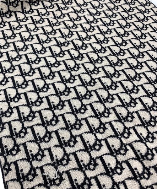 Christian Dior（クリスチャン ディオール）Christian Dior (クリスチャン ディオール) Christian Dior　マフラー ベージュ×ブラックの古着・服飾アイテム