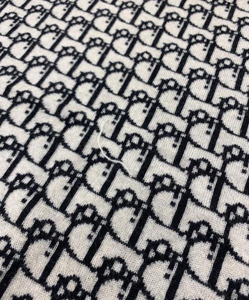 Christian Dior（クリスチャン ディオール）Christian Dior (クリスチャン ディオール) Christian Dior　マフラー ベージュ×ブラックの古着・服飾アイテム