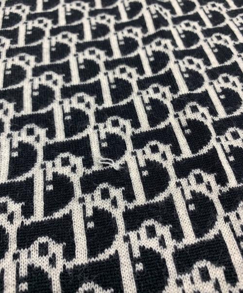 Christian Dior（クリスチャン ディオール）Christian Dior (クリスチャン ディオール) Christian Dior　マフラー ベージュ×ブラックの古着・服飾アイテム