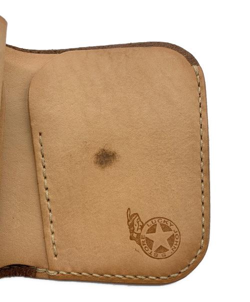 LUCKY JOHN（ラッキージョン）LUCKY JOHN (ラッキージョン) LUCKY JOHN　2つ折り財布 キャラメルの古着・服飾アイテム