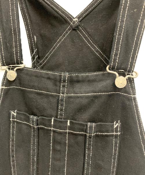 X-GIRL（エックスガール）X-girl (エックスガール) X-girl　オーバーオール ブラック サイズ:1の古着・服飾アイテム