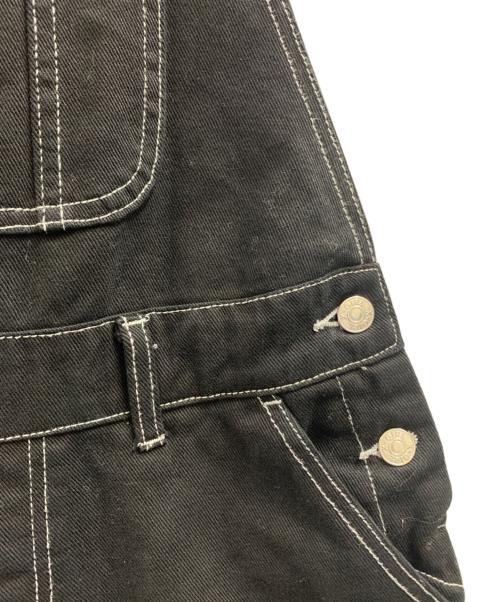 X-GIRL（エックスガール）X-girl (エックスガール) X-girl　オーバーオール ブラック サイズ:1の古着・服飾アイテム