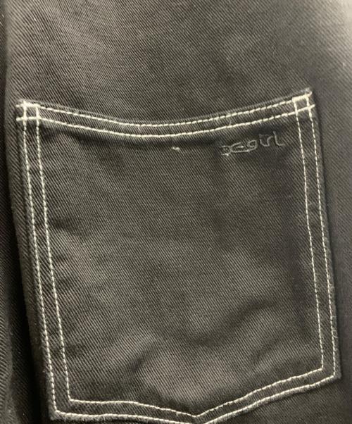 X-GIRL（エックスガール）X-girl (エックスガール) X-girl　オーバーオール ブラック サイズ:1の古着・服飾アイテム