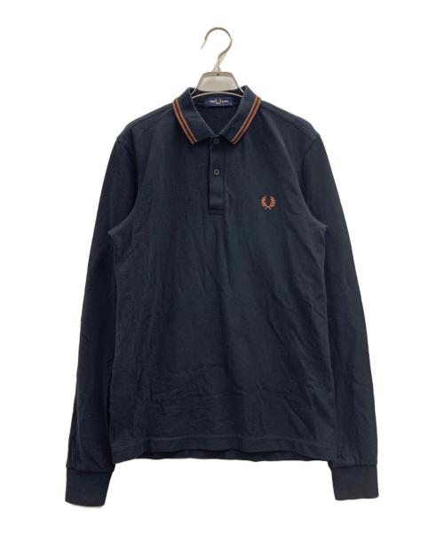 FRED PERRY（フレッドペリー）FRED PERRY (フレッドペリー) FRED PERRY　長袖ポロシャツ ブラック サイズ:Sの古着・服飾アイテム