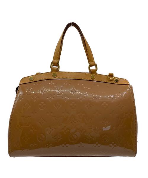 LOUIS VUITTON（ルイ ヴィトン）LOUIS VUITTON (ルイ ヴィトン) LOUIS VUITTON　ヴェルニ　2WAYバッグ ベージュの古着・服飾アイテム