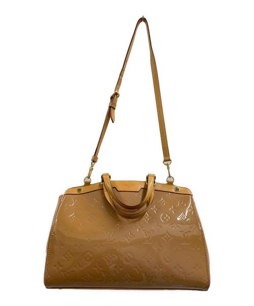 LOUIS VUITTON（ルイ ヴィトン）LOUIS VUITTON (ルイ ヴィトン) LOUIS VUITTON　ヴェルニ　2WAYバッグ ベージュの古着・服飾アイテム