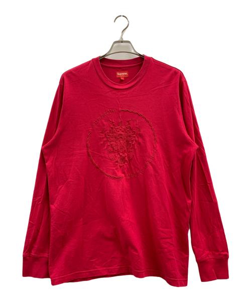 SUPREME（シュプリーム）SUPREME (シュプリーム) Supreme　長袖Tシャツ レッド サイズ:Lの古着・服飾アイテム
