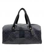 COACHコーチ）の古着「COACH ボストンバッグ」｜ネイビー×ブラック