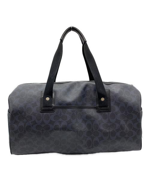 COACH（コーチ）COACH (コーチ) COACH ボストンバッグ ネイビー×ブラックの古着・服飾アイテム