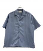 UNITED TOKYOユナイテッドトーキョー）の古着「UNITED TOKYO　オープンカラーシャツ」｜ネイビー