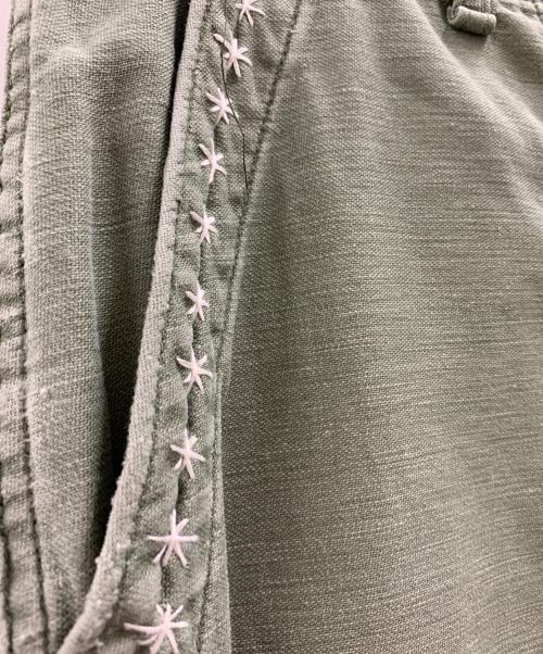 不明（フメイ）不明 (フメイ) ベイカーパンツ グリーン サイズ:34の古着・服飾アイテム