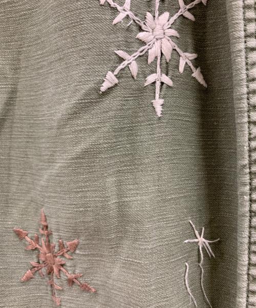 不明（フメイ）不明 (フメイ) ベイカーパンツ グリーン サイズ:34の古着・服飾アイテム