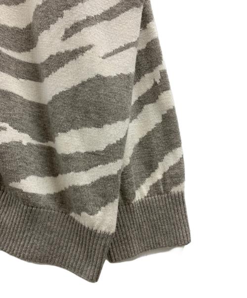 SHAREEF（シャリーフ）SHAREEF (シャリーフ) SHAREEF厚手カーディガン グレー×ホワイト サイズ:1の古着・服飾アイテム