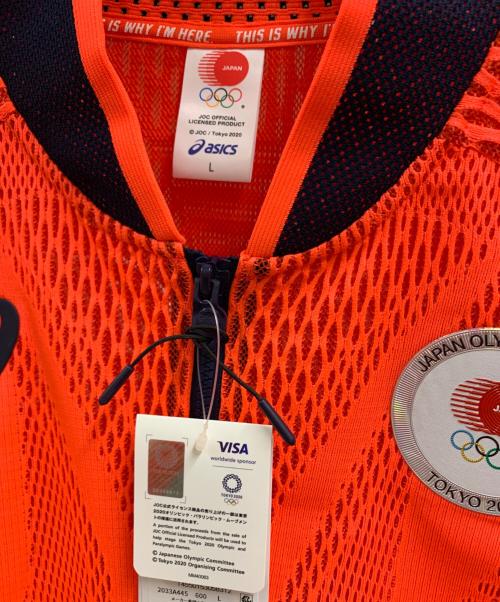 asics（アシックス）asics (アシックス) asics　ジャケット オレンジ サイズ:L 未使用品の古着・服飾アイテム