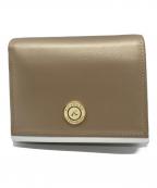 KITAMURA MOTOMACHIキタムラ モトマチ）の古着「KITAMURA MOTOMACHI　2つ折り財布」｜ベージュ