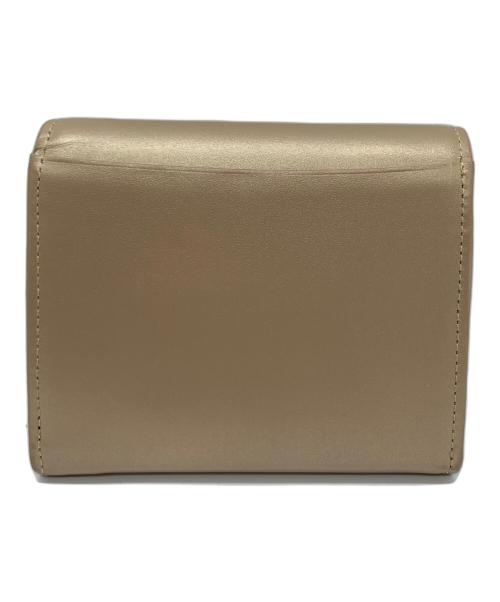 KITAMURA MOTOMACHI（キタムラ モトマチ）KITAMURA MOTOMACHI (キタムラ モトマチ) KITAMURA MOTOMACHI　2つ折り財布 ベージュの古着・服飾アイテム