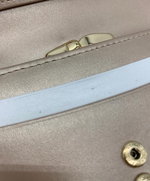 KITAMURA MOTOMACHI（キタムラ モトマチ）KITAMURA MOTOMACHI (キタムラ モトマチ) KITAMURA MOTOMACHI　2つ折り財布 ベージュの古着・服飾アイテム