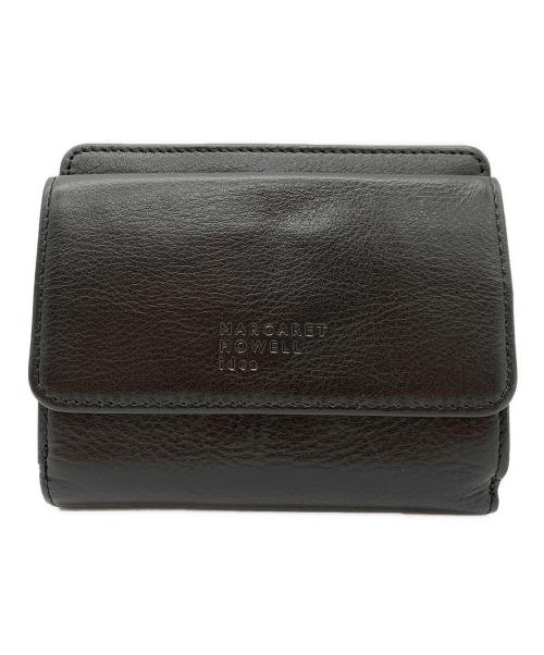 MARGARET HOWELL idea（マーガレット ハウエル アイディア）MARGARET HOWELL idea (マーガレット ハウエル アイディア) MARGARET HOWELL idea　3つ折り財布 ブラックの古着・服飾アイテム