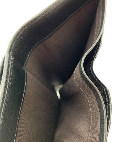 MARGARET HOWELL idea（マーガレット ハウエル アイディア）MARGARET HOWELL idea (マーガレット ハウエル アイディア) MARGARET HOWELL idea　3つ折り財布 ブラックの古着・服飾アイテム