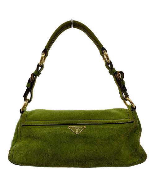 PRADA（プラダ）PRADA (プラダ) PRADA　ハンドバッグ グリーンの古着・服飾アイテム