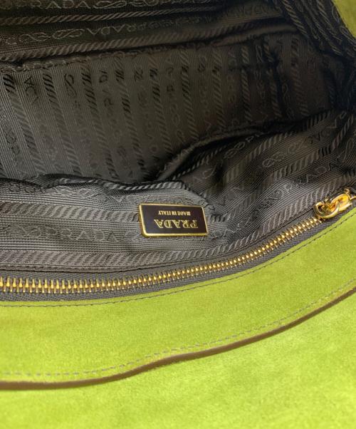 PRADA（プラダ）PRADA (プラダ) PRADA　ハンドバッグ グリーンの古着・服飾アイテム