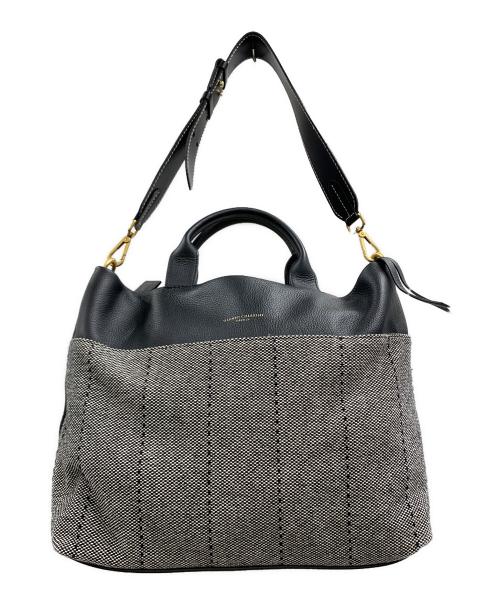 GIANNI CHIARINI（ジャンニ キアリーニ）GIANNI CHIARINI (ジャンニ キアリーニ) GIANNI CHIARINI　ショルダートートバッグ ブラックの古着・服飾アイテム