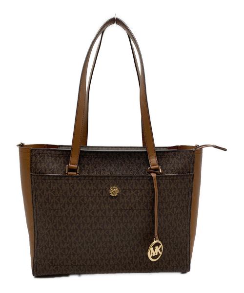 MICHAEL KORS（マイケル・コース）MICHAEL KORS (マイケルコース) MICHAEL KORS　トートバッグ ブラウンの古着・服飾アイテム