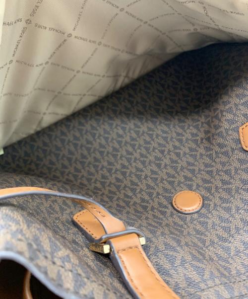 MICHAEL KORS（マイケル・コース）MICHAEL KORS (マイケルコース) MICHAEL KORS　トートバッグ ブラウンの古着・服飾アイテム