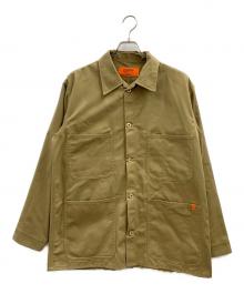 UNIVERSAL OVERALL（ユニバーサルオーバーオール）の古着「UNIVERSAL OVERALL　カバーオール」｜カーキ