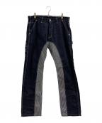 KOJIMA GENESコジマジーンズ）の古着「KOJIMA GENES デニムペインターパンツ」｜インディゴ