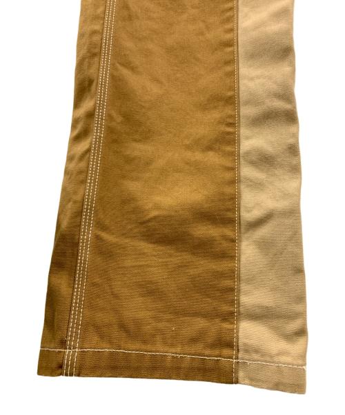 KOJIMA GENES（コジマジーンズ）KOJIMA GENES (コジマジーンズ) KOJIMA GENES　ペインターパンツ ブラウン×ベージュ サイズ:36の古着・服飾アイテム