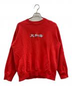 WIND AND SEAウィンダンシー）の古着「WIND AND SEA スウェット」｜レッド