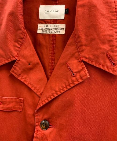 CAL O LINE（キャルオーライン）CAL O LINE (キャルオーライン) CAL O LINE　カバーオール レッド サイズ:Mの古着・服飾アイテム