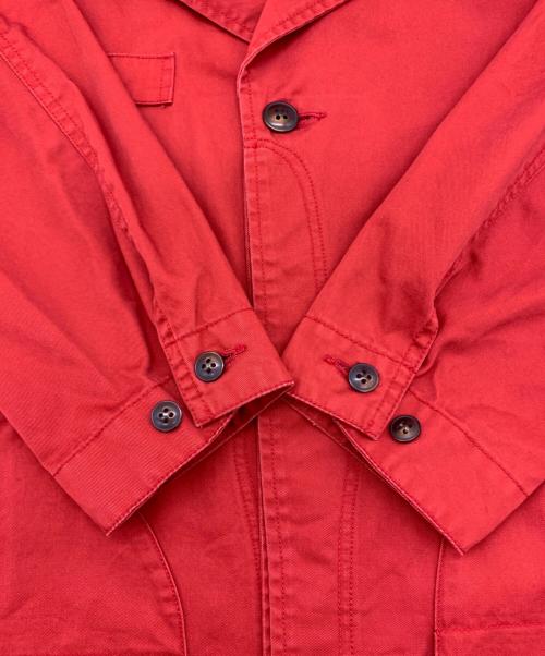 CAL O LINE（キャルオーライン）CAL O LINE (キャルオーライン) CAL O LINE　カバーオール レッド サイズ:Mの古着・服飾アイテム