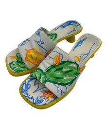 CAMPER（カンペール）の古着「CAMPER　サンダル」｜イエロー×ホワイト