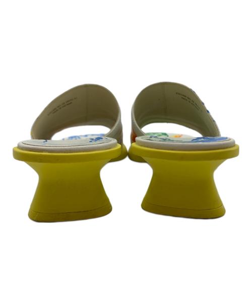 CAMPER（カンペール）CAMPER (カンペール) CAMPER　サンダル イエロー×ホワイト サイズ:23.5の古着・服飾アイテム