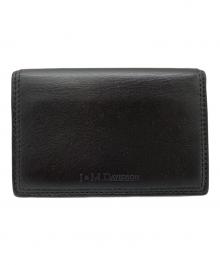 J&M DAVIDSON（ジェイ＆エム デヴィッドソン）の古着「J&M DAVIDSON　名刺入れ」｜ブラック×ワインレッド