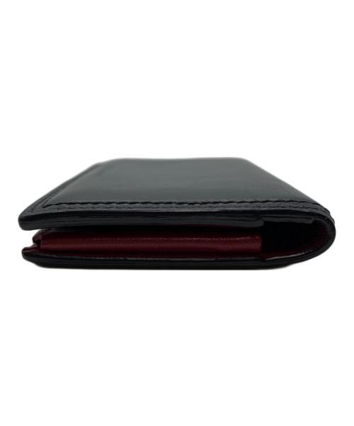 J&M DAVIDSON（ジェイ＆エム デヴィッドソン）J&M DAVIDSON (ジェイ＆エム デヴィッドソン) J&M DAVIDSON　名刺入れ ブラック×ワインレッドの古着・服飾アイテム