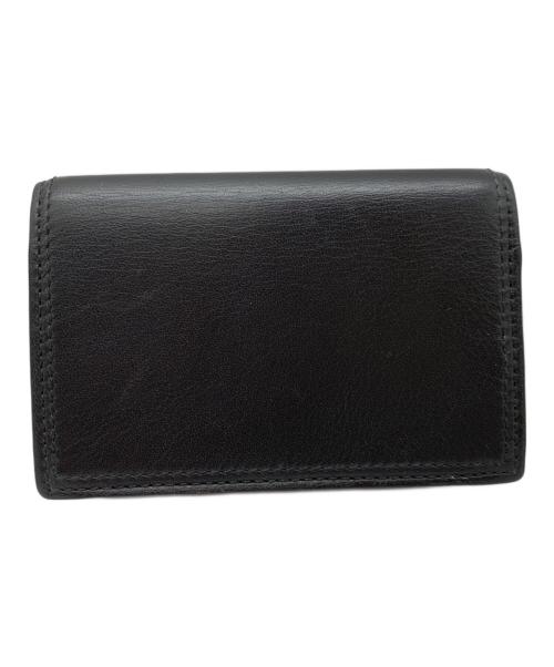 J&M DAVIDSON（ジェイ＆エム デヴィッドソン）J&M DAVIDSON (ジェイ＆エム デヴィッドソン) J&M DAVIDSON　名刺入れ ブラック×ワインレッドの古着・服飾アイテム