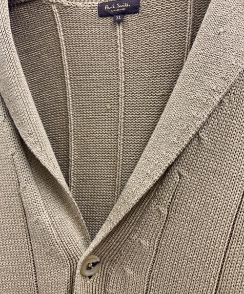 Paul Smith COLLECTION（ポールスミス コレクション）Paul Smith COLLECTION (ポールスミス コレクション) Paul Smith COLLECTION　ニットジャケット ベージュ サイズ:XLの古着・服飾アイテム