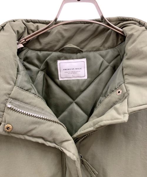 AMERICAN HOLIC（アメリカンホリック）AMERICAN HOLIC (アメリカンホリック) AMERICAN HOLIC　中綿ジャケット カーキ サイズ:Lの古着・服飾アイテム