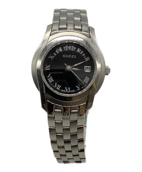 GUCCI（グッチ）GUCCI (グッチ) GUCCI　リストウォッチ ブラックの古着・服飾アイテム